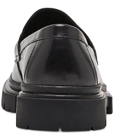 Steve Madden Men's Akkron Faux-Leather Lug-Sole Penny Loafers