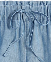 On 34th Women's Chambray Drawstring Shorts, Created for Macy's