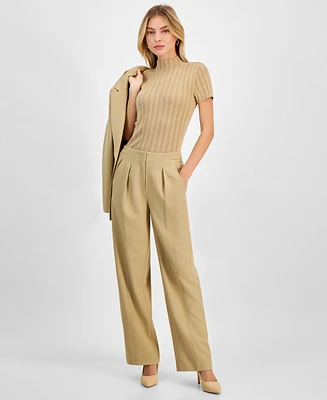 Bar Iii Women's Pleated Pants, Exclusively at Macy's