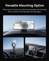 Baseus Magnetic Car Phone Mount Wireless Car Mount Fast Charge Charging Station,C02 Mega