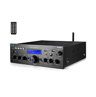 Pyle Bluetooth Home Stereo Amplifier Receiver With Fm Radio, MP3/Usb/Sd Readers, 200 Watt