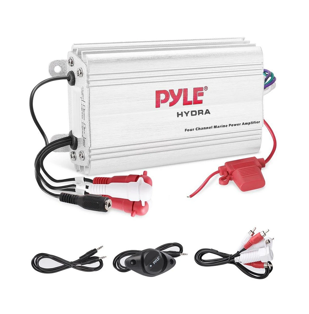 Pyle 4-Ch. Waterproof Marine Amplifier, 1200 Watt, MP3/iPod Compatible