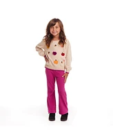 Andy & Evan Toddler Girls Toddler/Child Fall Themed Chenille Sweater Legging Set