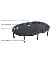 Stamina Products Stamina Oval Fitness Rebounder Trampoline for Home Gym Cardio Exercise Workouts