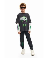 Desigual Boys Boys's Double Sleeve Hulk T-Shirt