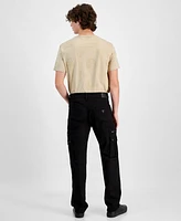 Guess Men's Mateo Zip Denim Cargo Pants