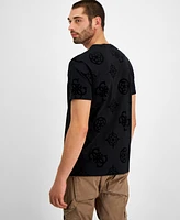 Guess Men's Relaxed-Fit Peony Logo Graphic T-Shirt