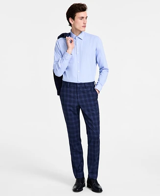 Hugo by Boss Men's Modern-Fit Plaid Suit Pants