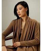 Lilysilk Women's Elegant Pile Collar Open Cardigan