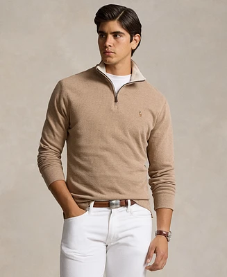 Polo Ralph Lauren Men's Estate-Rib Cotton Quarter-Zip Pullover