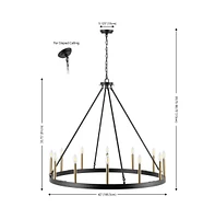 Safavieh Taelor 12 Lt Chandelier