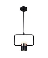 Cwi Lighting 12" Metal Moxie Led Down Mini Pendant