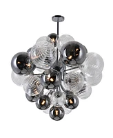 Cwi Lighting 24" Metal Pallocino 15 Light Chandelier