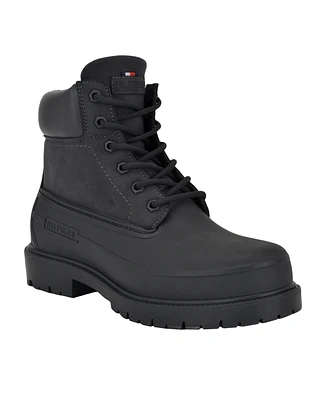 Tommy Hilfiger Men's Ruslan Lace Up Rain Boots