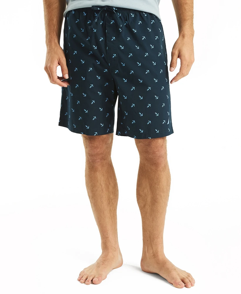 Nautica Men's Crafted Printed Poplin Sleep Short