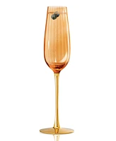 Qualia Glass Posh Champagne Flutes, Set of 2