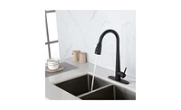 Slickblue Kitchen Faucet with Pull-Down Sprayer Versatile and Modern for Easy Cleaning