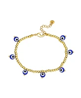 Unwritten Glass Evil Eye Beaded Bracelet