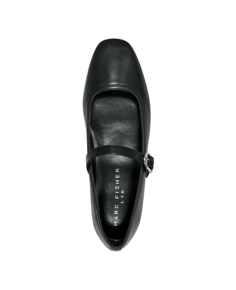 Marc Fisher Ltd Women's Garissa Square Toe Dress Ballet Flats