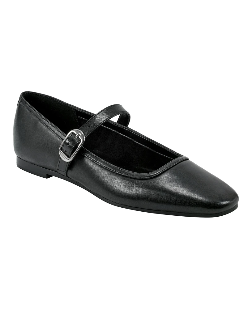 Marc Fisher Ltd Women's Garissa Square Toe Dress Ballet Flats