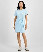 On 34th Women's Side-Tie Knit Mini Dress, Created for Macy's