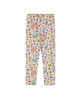 Andy & Evan Toddler Girls Toddler/Child Chenille Sweater Printed Legging Set