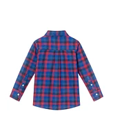 Andy & Evan Toddler Boys Toddler/Child Plaid Buttondown Shirt