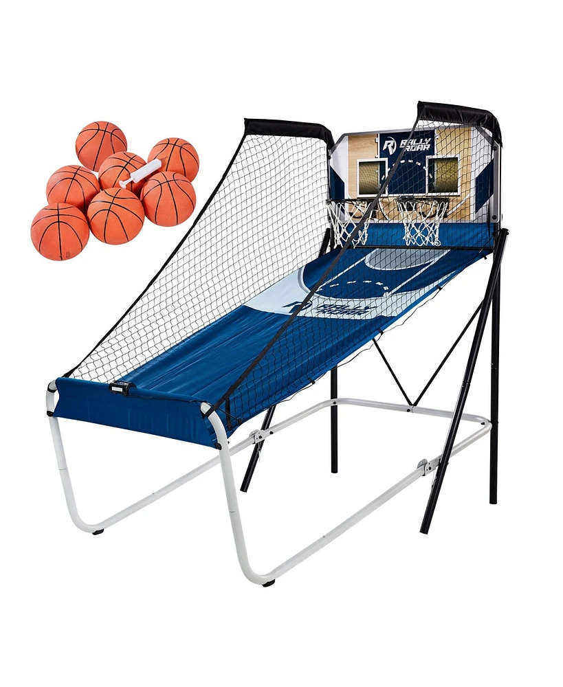 Lancaster Gaming Company Rally and Roar Premium Home Dual Shot Basketball Game