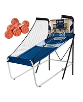 Lancaster Gaming Company Rally and Roar Premium Home Dual Shot Basketball Game