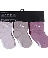 Nike Baby Boys or Girls Multi Logo Socks, Pack of 6