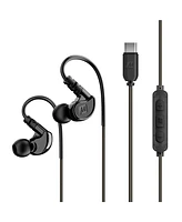 Mee audio M6 In-Ear Sports Headphones w/ Memory Wire & Headset (Usb-c Plug)