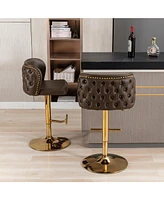 Slickblue Swivel Barstools with Adjustable Seat Height Customizable and Stylish Seating Solution