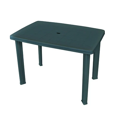 vidaXL Patio Table 39.8"x26.8"x28.3" Plastic