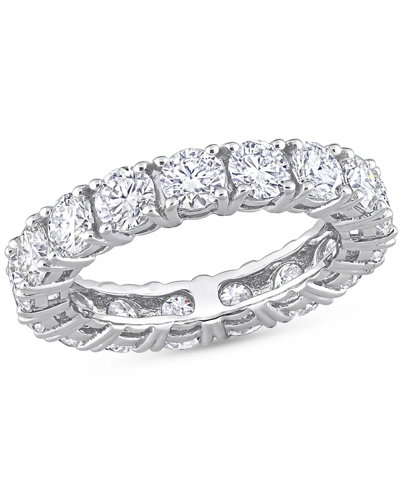 Moissanite All-Around Eternity Band (4 ct. t.w.) in 10k White Gold