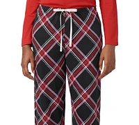 Hue Women's Perfect Plaid Mid-Rise Pajama Pants