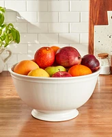 Bee & Willow Bristol Ceramic Footed Fruit Bowl