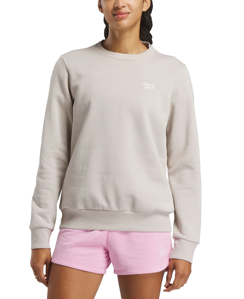 Reebok Women's Identity Fleece Crewneck Sweatshirt