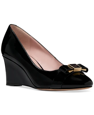 Kate Spade New York Women's Bowdie Wedge Pumps