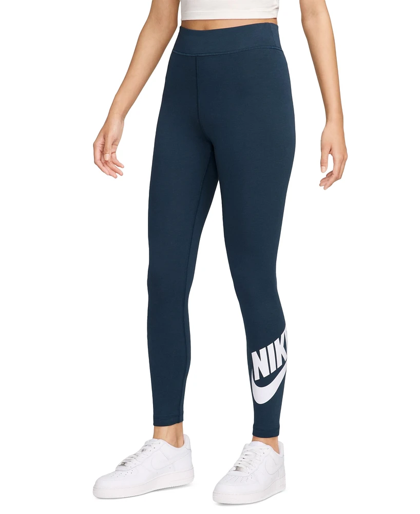 Nike Women's Sportswear Classics High-Waisted Graphic Leggings