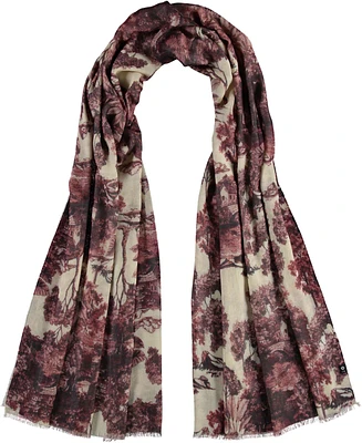 Fraas Digital Floral Print Scarf