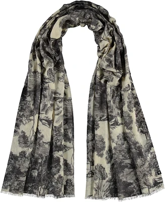 Fraas Digital Floral Print Scarf