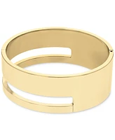 Calvin Klein Two-Tone Stainless Steel Geometric Bangle Bracelet