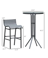 Slickblue Bar Chair Set – Modern and Comfortable Barstools for Kitchen, Dining, or Home Bar