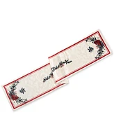 Lenox Holiday Winter Greetings Table Runner, 14" x 70"