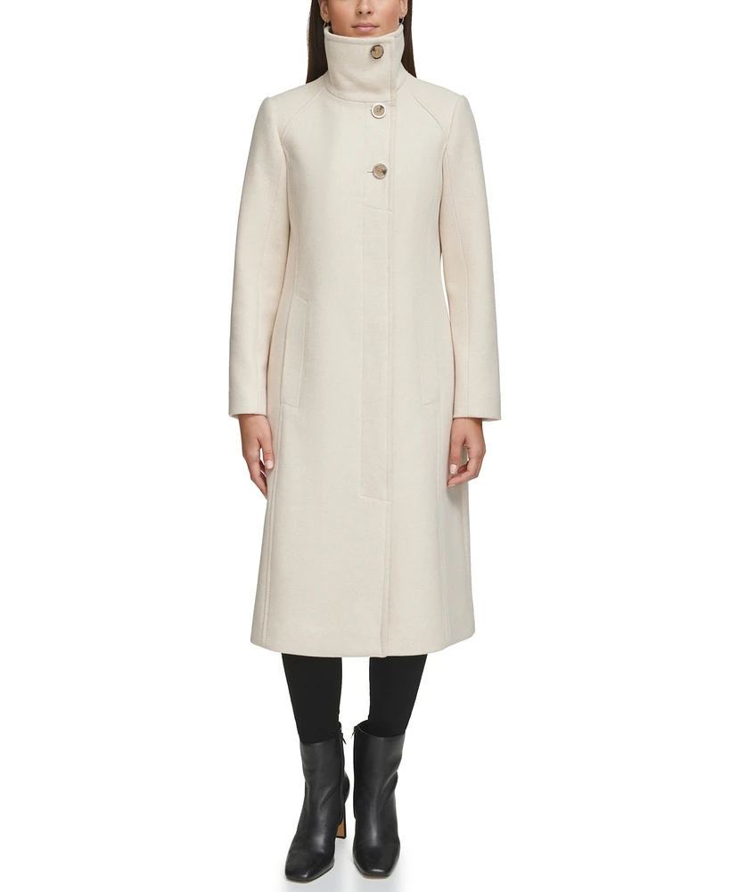 Kenneth Cole Women's Classic Wool Walker Coat