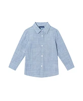 Andy & Evan Toddler Boys Toddler/Child Chambray Buttondown w/Tie, Vest Pants Set