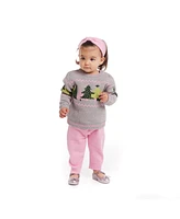 Andy & Evan Baby Girls Chenille Sweater Knit Pant Set