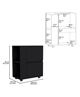 Tully Bar-Coffee Cart 32" H, Kitchen & Living Room Furniture