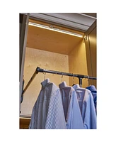 Rev-a-Shelf 26" - 35" Adjustable Pulldown Closet Rod, Chrome, Cpdr-2635