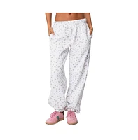 Edikted Women's Bouquet Oversized Sweatpants